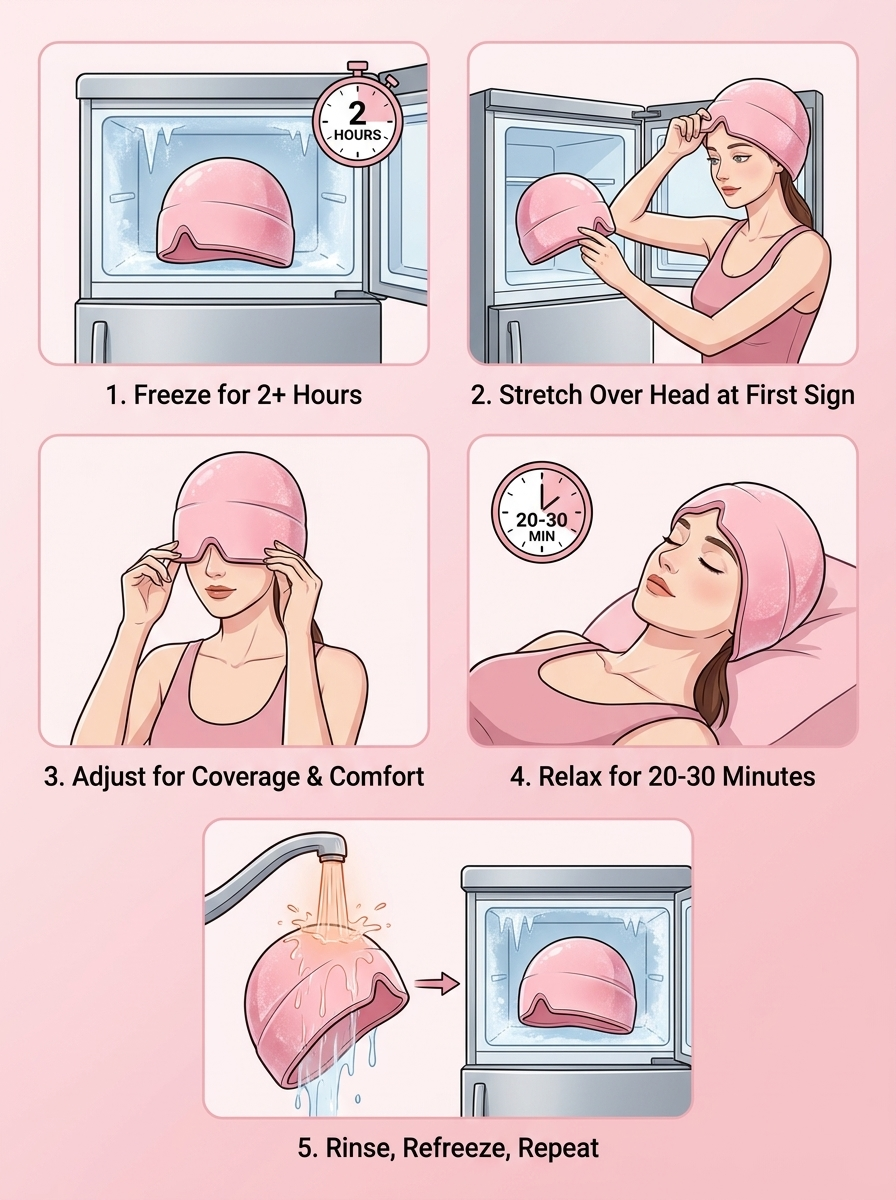 Relievr Gel Headache Cap